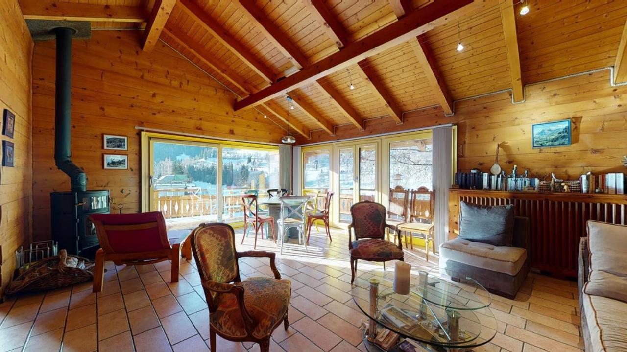 Chalet In The Heart Of The Val D'Anniviers Resort Saint-Jean Eksteriør bilde