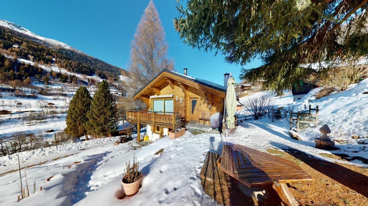 Chalet In The Heart Of The Val D'Anniviers Resort Saint-Jean Eksteriør bilde