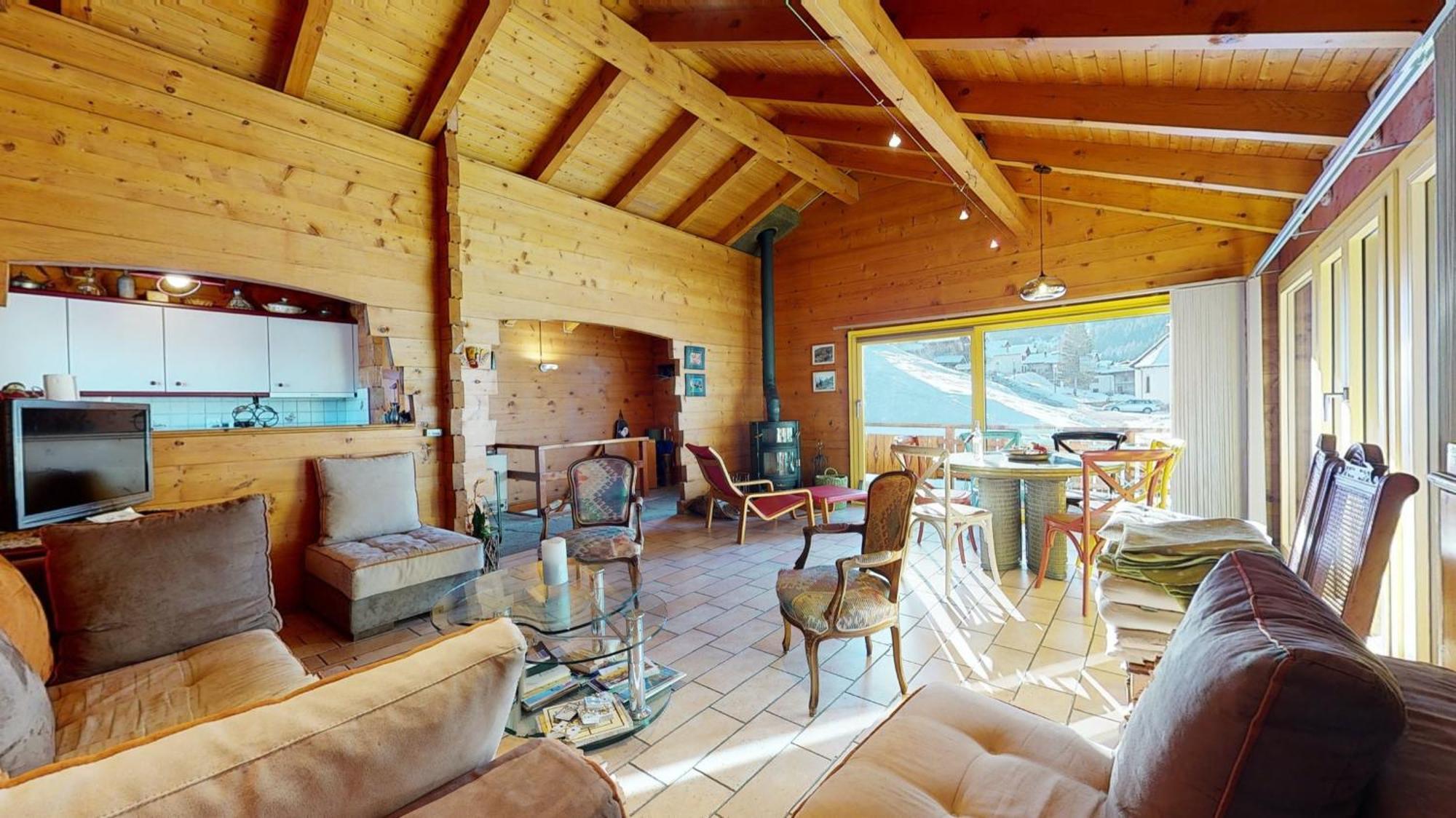 Chalet In The Heart Of The Val D'Anniviers Resort Saint-Jean Eksteriør bilde