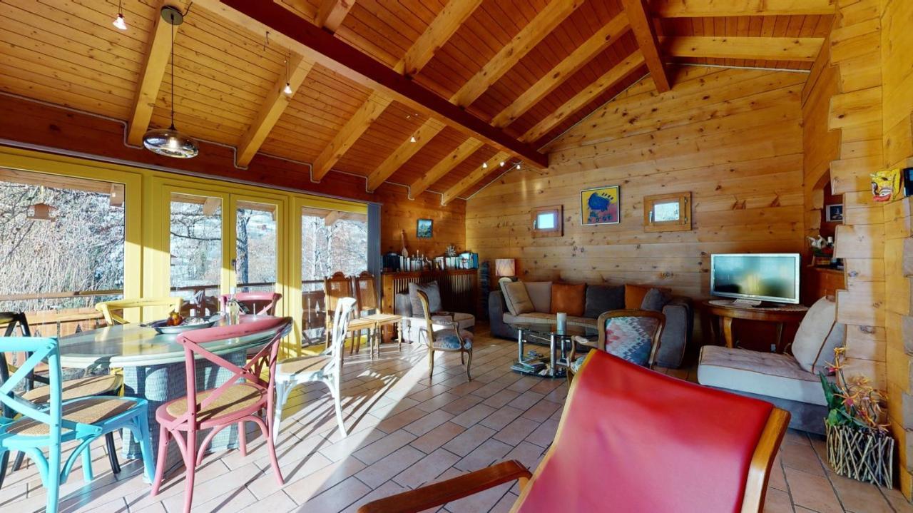 Chalet In The Heart Of The Val D'Anniviers Resort Saint-Jean Eksteriør bilde